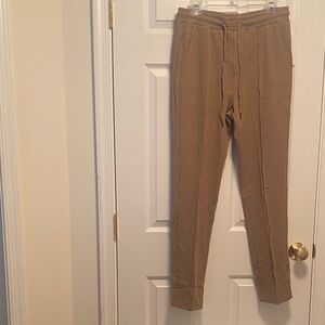 Jmierr Men's Tan Lightweight Textured Pants…size M